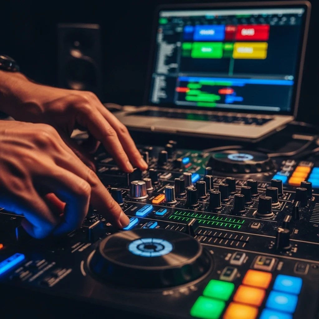 DJs creating mashups with stem splitter