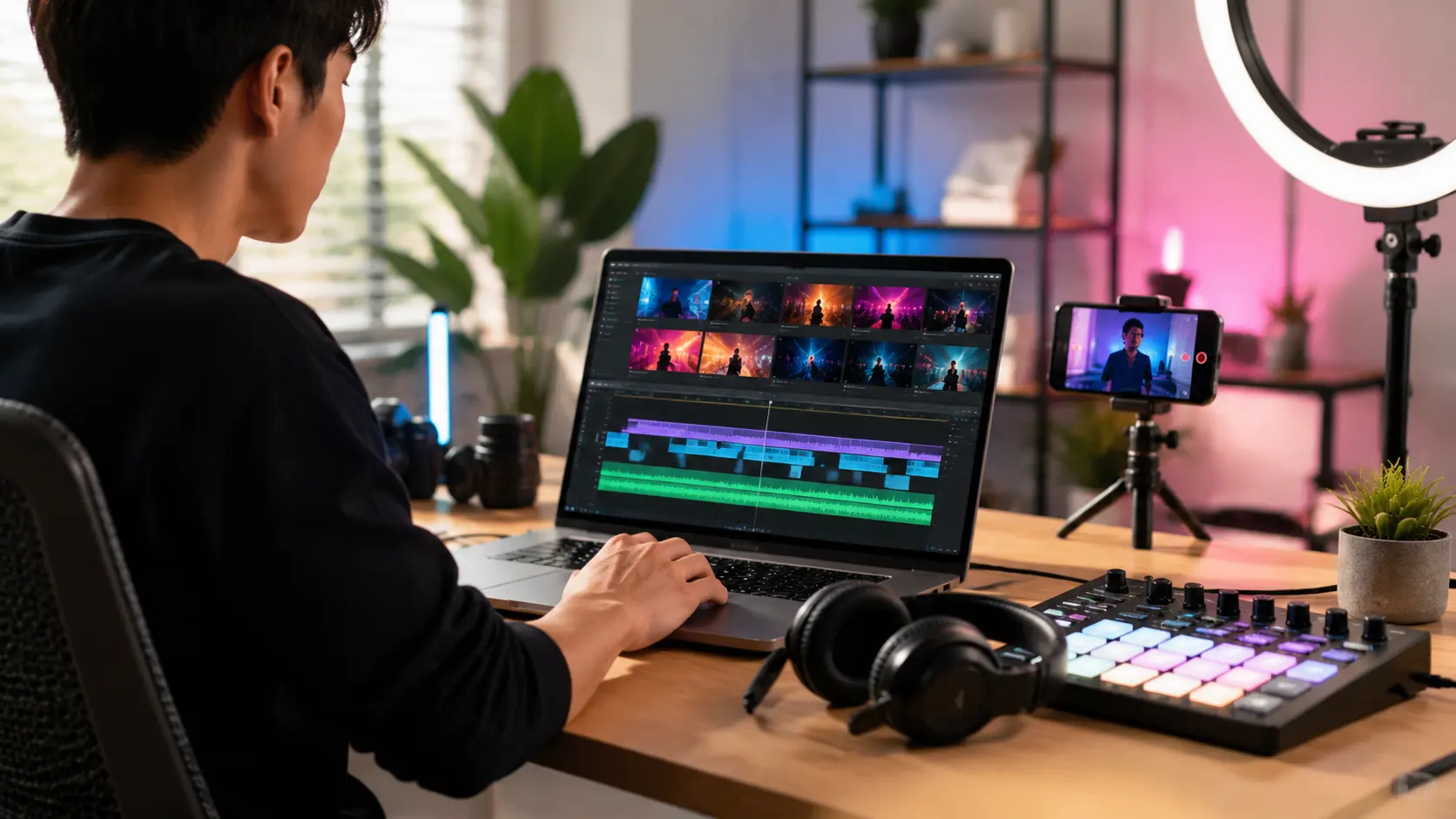 Música para uploads, hooks e edições curtas